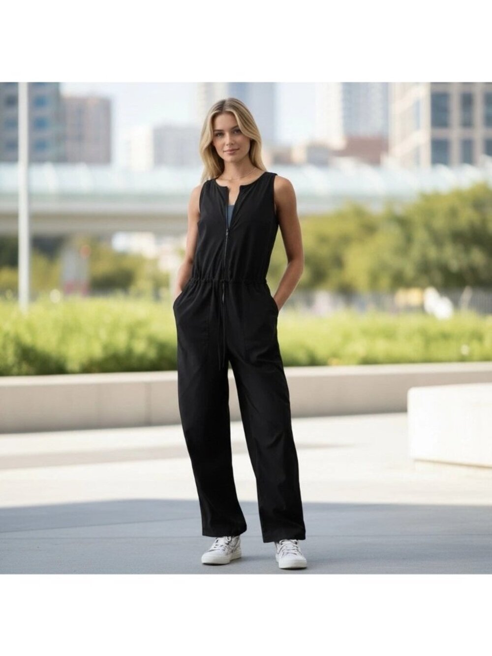NWT Athleta Flex Jumpsuit in Black, Size XS